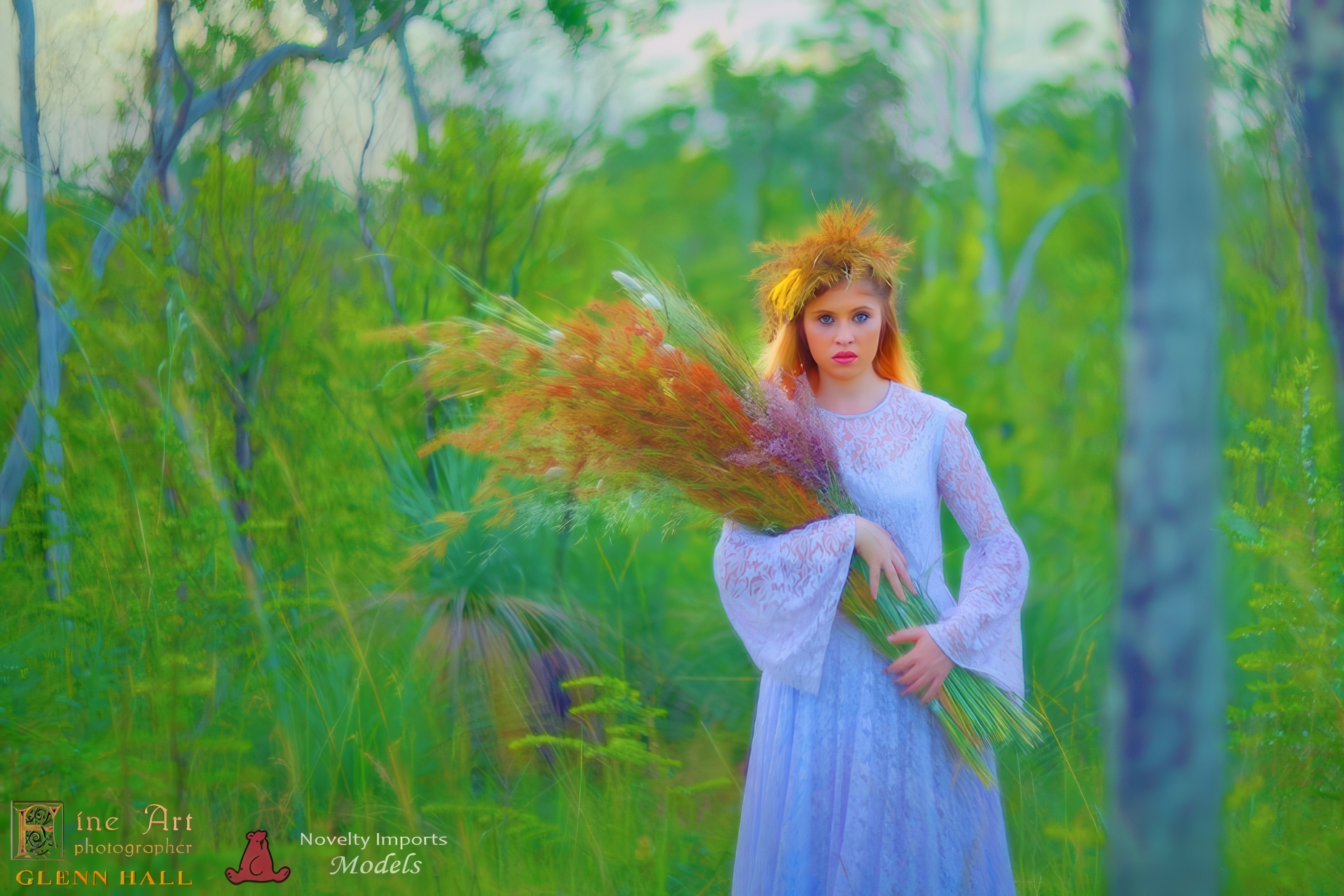 Wiccan — fine art portrait in ambient dusk light